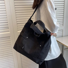 Women's Large Canvas Tote Bag Shoulder Crossbody Handbag