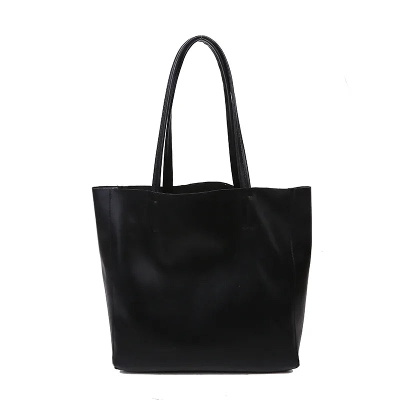 Large Capacity Women's Tote Bag Casual One-shoulder Handbag Shopping Bag