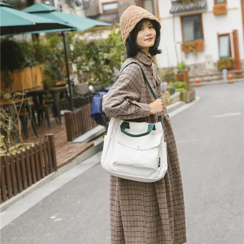 Women's Casual Tote Shoulder Bag Large Capacity Handbag