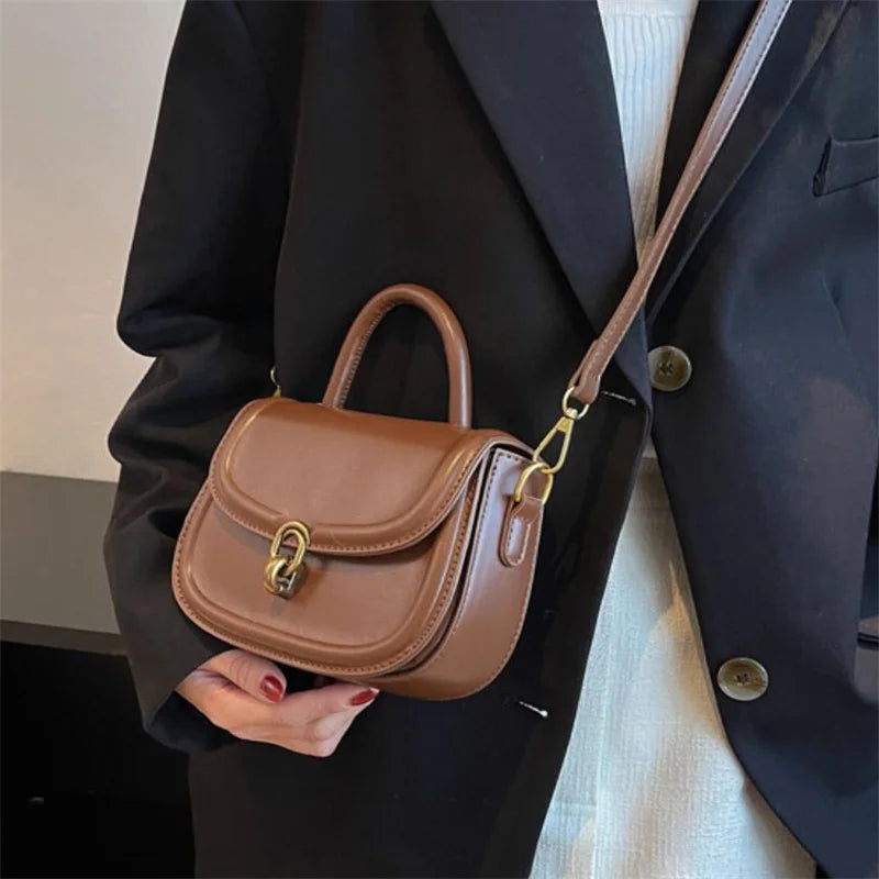 Leather Crossbody Bag Women's Messenger Bag