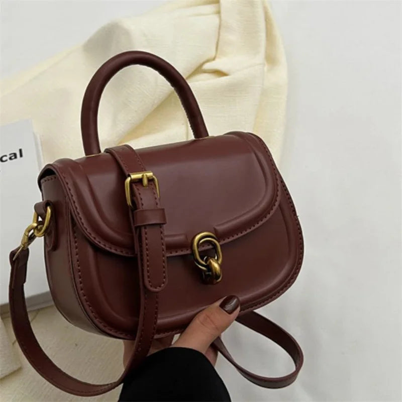Leather Crossbody Bag Women's Messenger Bag