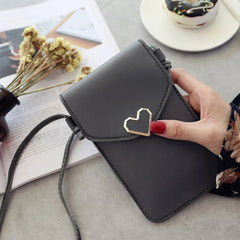 Women's Touch Screen Cell Phone Purse Transparent Bag Cross Wallets