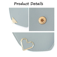 Mini Crossbody Shoulder Bag with Clear Daily Pouch