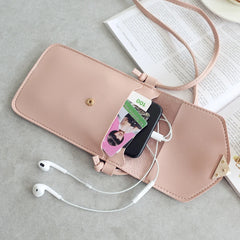 Mini Crossbody Shoulder Bag with Clear Daily Pouch