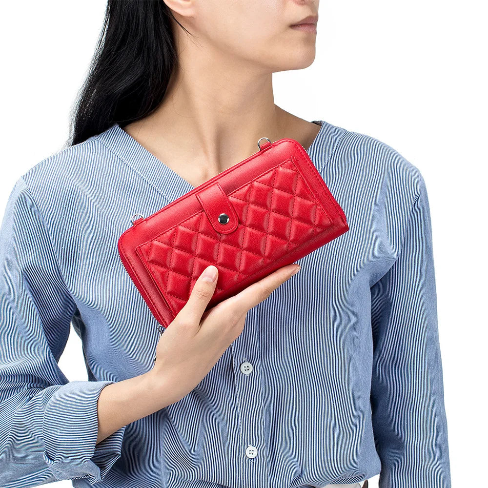 Women's Touch Screen Phone Bag High Leather Purses Crossbody Bags for Women