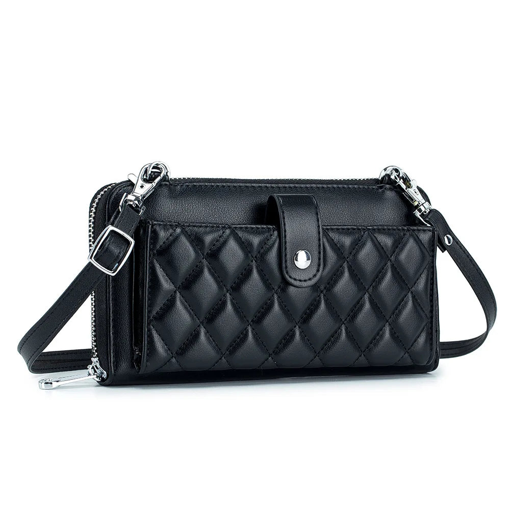 Women's Touch Screen Phone Bag High Leather Purses Crossbody Bags for Women
