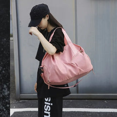 Women's Training Gym Bag Fitness Outdoor Sports Travel Handbag Shoulder