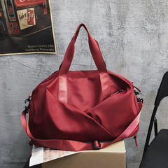 Women's Training Gym Bag Fitness Outdoor Sports Travel Handbag Shoulder