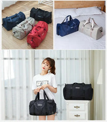 Women's Travel Bags Hand Luggage Handbag Sports Gym Shoulder Bag Weekend Duffel