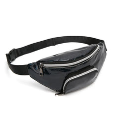 Women's Laser Waist Bag Colorful Slim Shoulder Fanny Pack