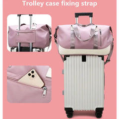 Women's Travel Bag Large Hand Luggage Gym Duffle Weekend Bag