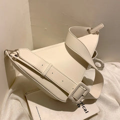 Women's Triangle PU Leather Shoulder Bag Crossbody Bag