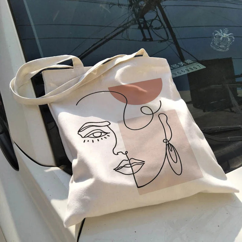 Women's Ulzzang Ins Large Capacity Casual Shopper School Bag Harajuku Shoulder B