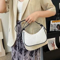 Women's Underarm Bag Summer Handbag Solid Fashionable Temperament Shoulder Bags