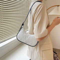 Women's Underarm Bag Summer Handbag Solid Fashionable Temperament Shoulder Bags