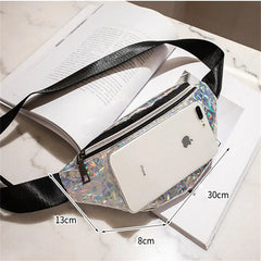 Women's Waterproof Waist Bag Belt Fanny Pack Chest Bag