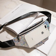 Women's Waterproof Waist Bag Belt Fanny Pack Chest Bag