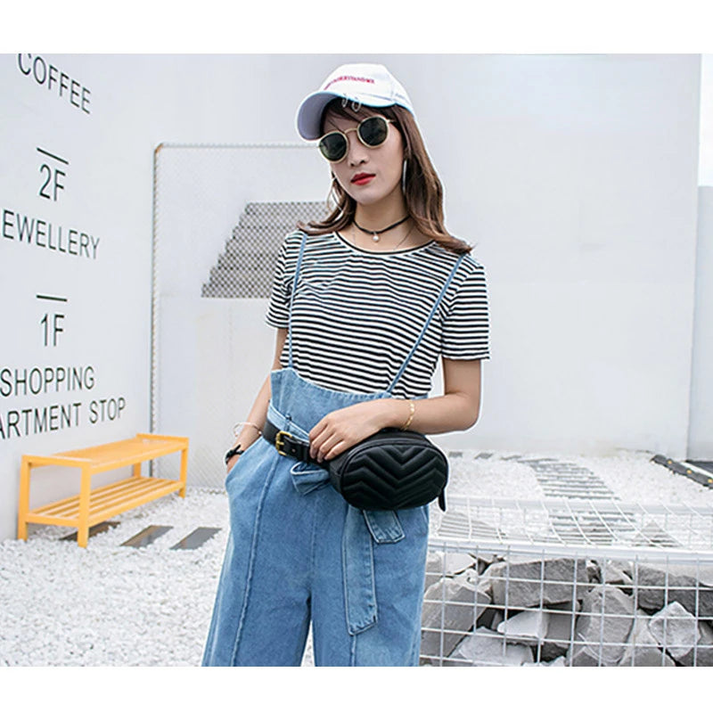 Women's Waist Bag Fanny Pack Female Belt Bags Banana Shoulder
