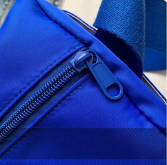 Women's Large Capacity Nylon Waist Bag Single Shoulder Cross Body Fitness Bag