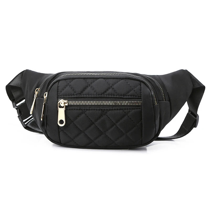 Women's Waist Bag Nylon Waterproof Belt Bags Crossbody Chest Bag