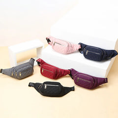 Women's Waist Bag Nylon Waterproof Belt Crossbody Chest Fanny Pack