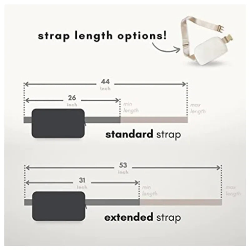 Women's Fleece Waist Bag Pack Wallet Purse Canvas Travel Belt Packs