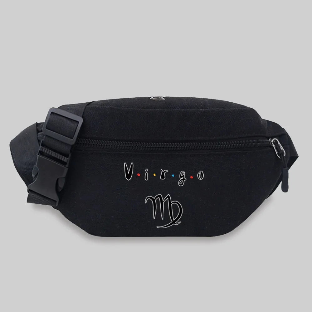 Women's Constellation Waist Bag Outdoor Crossbody Handbag