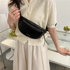 Women's Waist Bags Summer Small Chest Bag Solid Green