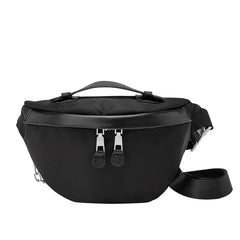 Women's Waist Bags Cross Body Purse Big Capacity Nylon Metal Buckle Bag