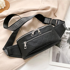 Stylish Leather Fanny Pack Crossbody Bag