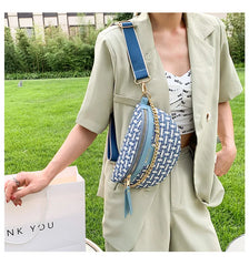 Leather Fanny Pack Waist Bag Shoulder Crossbody Women Belt Bag