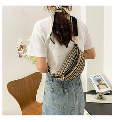 Leather Fanny Pack Waist Bag Shoulder Crossbody Women Belt Bag