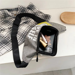 Women's Nylon Waist Bag Leisure Crossbody Chest Fanny Pack