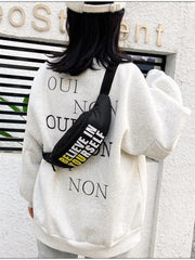 Women's Nylon Waist Bag Leisure Crossbody Chest Fanny Pack