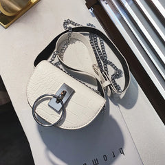 Women's Waist Packs Bag Crossbody Bags PU Leather Small Lady Shoulder Messenger