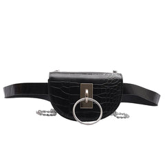 Women's Waist Packs Bag Crossbody Bags PU Leather Small Lady Shoulder Messenger