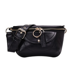Women's Waist Packs Bag PU Leather Crossbody Bags