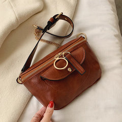 Women's Waist Packs Bag PU Leather Crossbody Bags