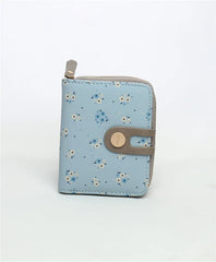 Women's Wallet Print Zipper Buckle Wallet PU Wallet