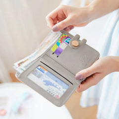 Women's Wallet Print Zipper Buckle Wallet PU Wallet