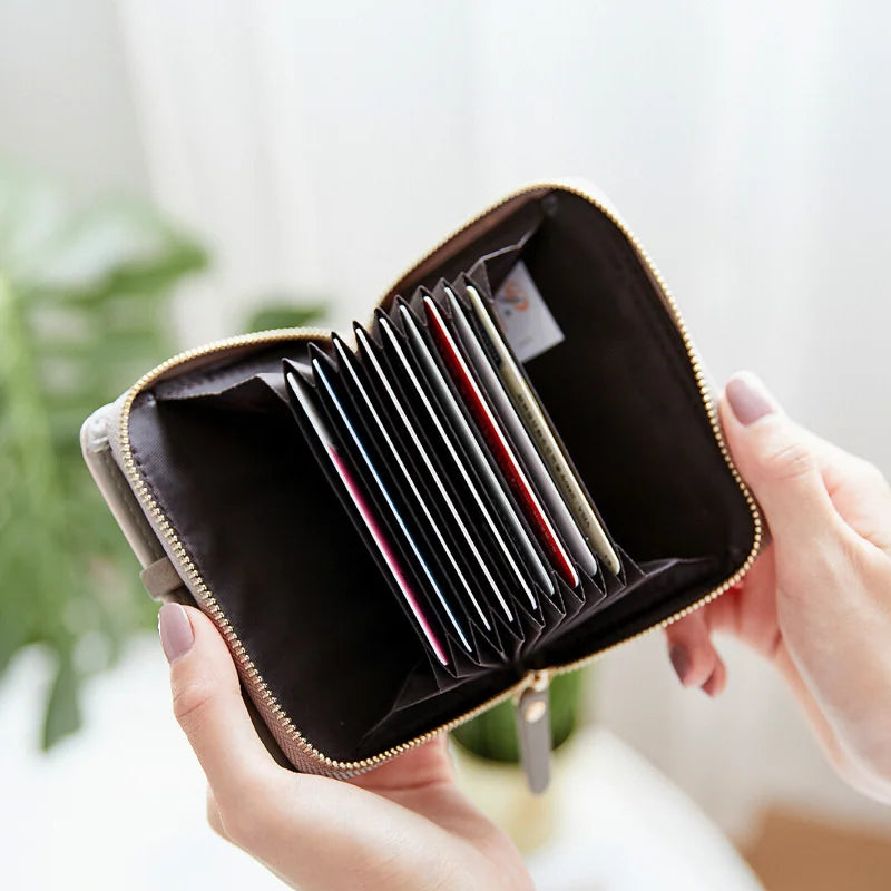 Women's Wallet Print Zipper Buckle Wallet PU Wallet