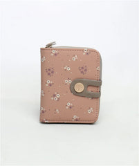 Women's Wallet Print Zipper Buckle Wallet PU Wallet