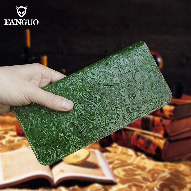 Leather Long Style Men's Wallet