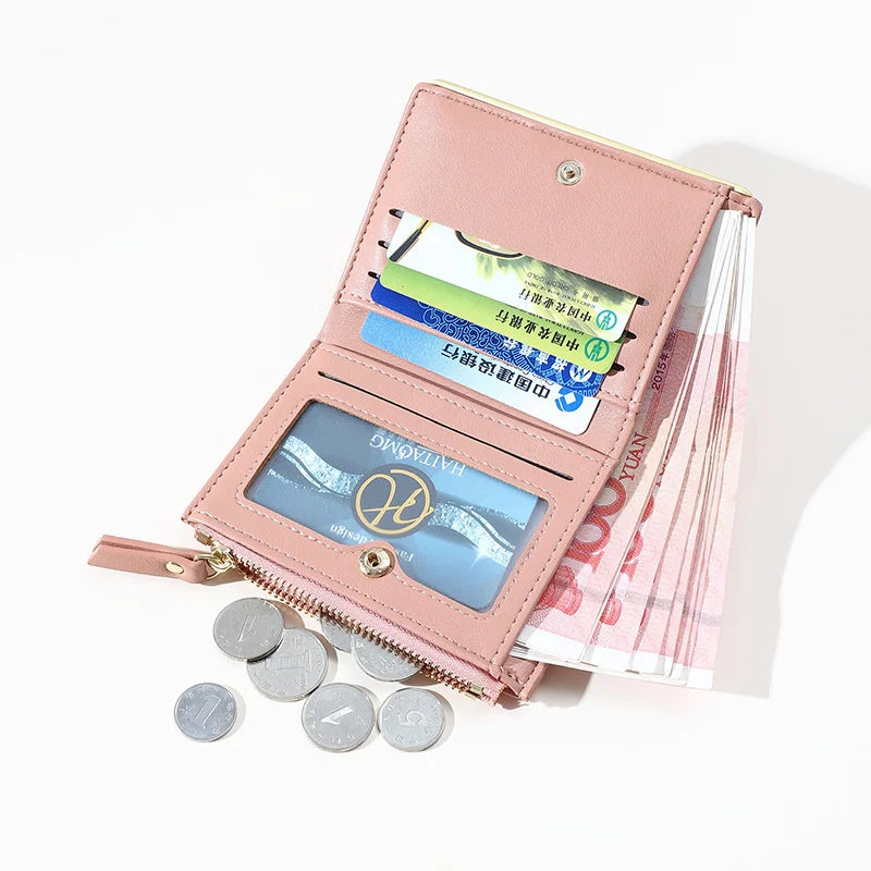 PU Leather Women's Wallet Card Holder Lady Coin Purses Female Wallet