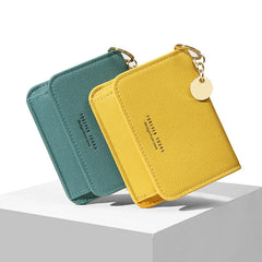 Women's Short Purse Japanese Mini Three Fold Small Card Bag Coin Purse