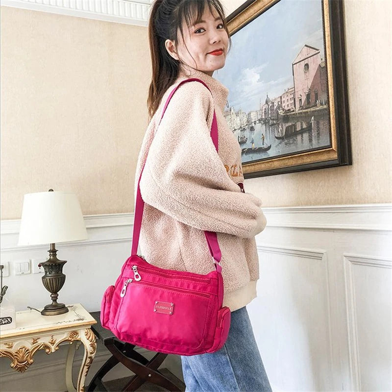 Waterproof Large Capacity Crossbody Shoulder Bag Messenger Tote