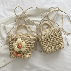 Women's Western Style Straw Crossbody Bag