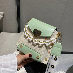 Small Daisy Chain Handle Shoulder Bag
