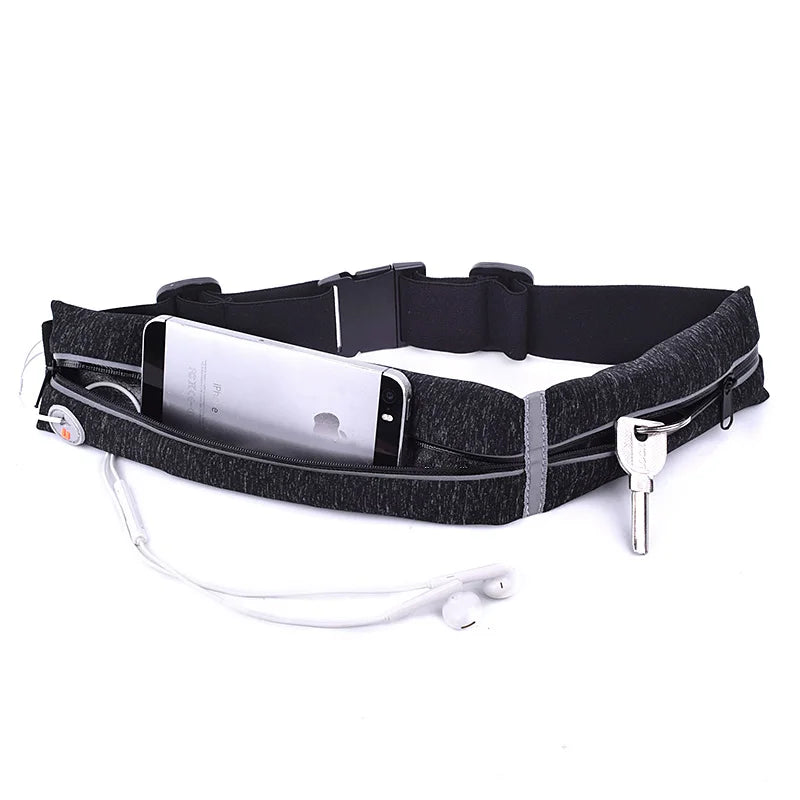 Women's Yoga Gym Hidden Travel Belt Waist Bag Waterproof Phone Waist Pouch