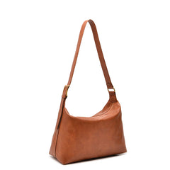 Women's Zipper Pockets Bucket Bag Crossbody Bag Retro Handbag
